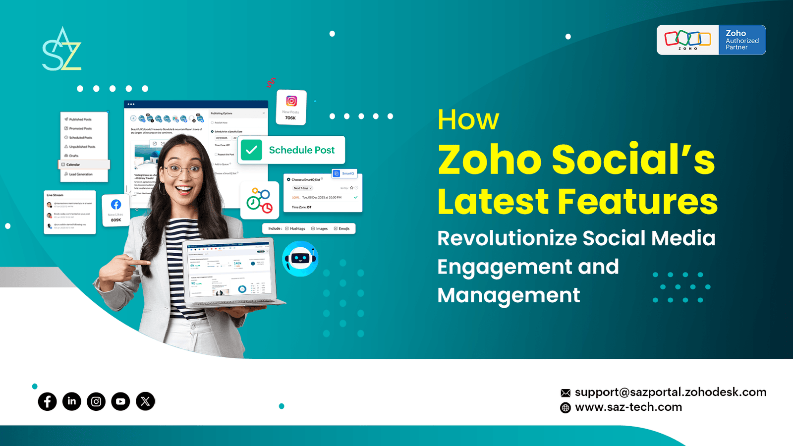 How Zoho Social’s Latest Features Revolutionize Social Media Engagement and Management